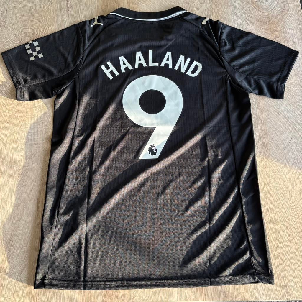 Manchester City Home Shirt 2025/2026 – Haaland #9, Maat 48/50 (M), Zwart, Ophalen of Verzenden, Zo goed als nieuw