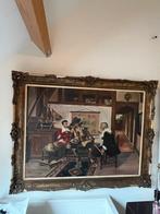 Amtiek groot schilderij, Antiek en Kunst, Kunst | Schilderijen | Klassiek, Ophalen