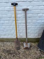 2 bêches, Jardin & Terrasse, Outils à main, Enlèvement, Utilisé, Bêche