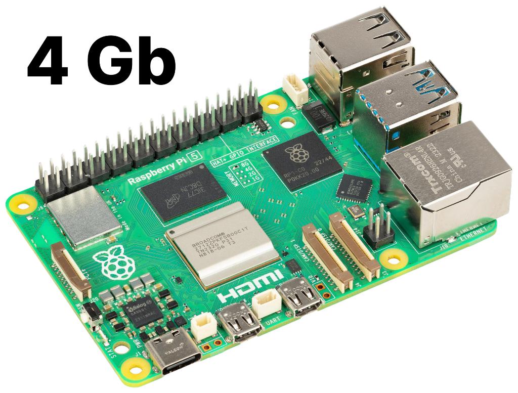 Raspberry Pi 5 – 4 GB – 2.4 GHz – Nieuw, Hobby en Vrije tijd, Elektronica-componenten, Ophalen of Verzenden, Nieuw