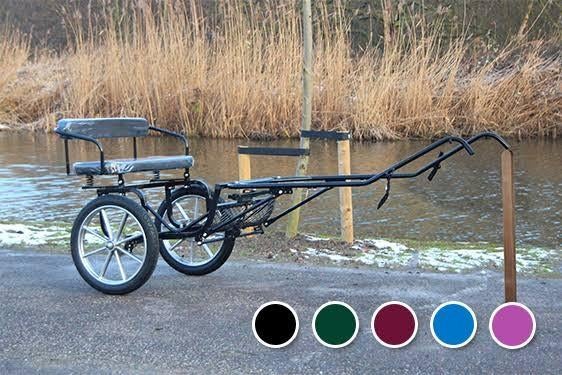 GEZOCHT: sulky cavalettie 16inch, Dieren en Toebehoren, Gebruikt, Sulky, Pony, Gesloten