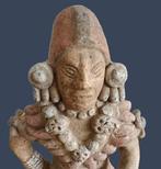 Mexique, superbe statuette mid century. En terre cuite, Enlèvement ou Envoi