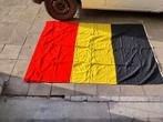 Oude Belgische vlag in dik katoen, Ophalen of Verzenden