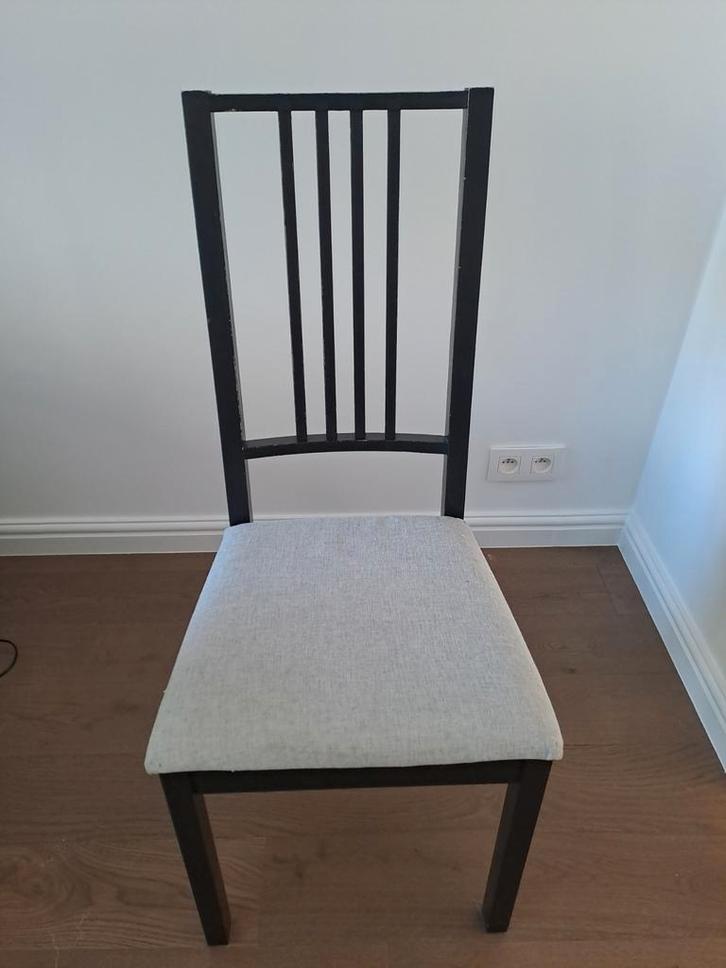 6 stoelen, Huis en Inrichting, Stoelen, Zwart, Ophalen