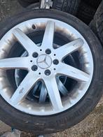 Jantes mercedes 225/45/17/91w pneu état neuf, Auto diversen, Wieldoppen, Ophalen