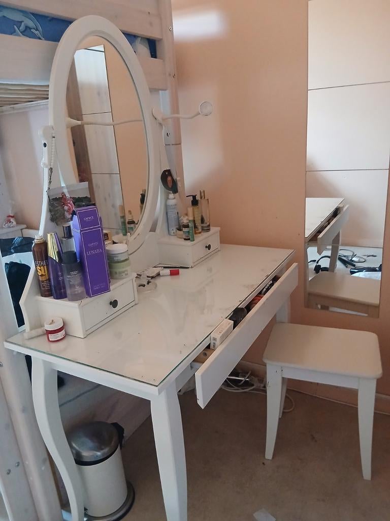 Chambre fille, Maison & Meubles, Enlèvement, Gris, Bois