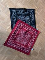 2 carrés 100% coton Zeeman foulards 53 x 53 cm, Enlèvement ou Envoi, Comme neuf