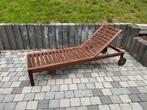 Bain de soleil transat chaise longue IKEA Applaro, Jardin & Terrasse, Enlèvement, Comme neuf, Bois, Réglable
