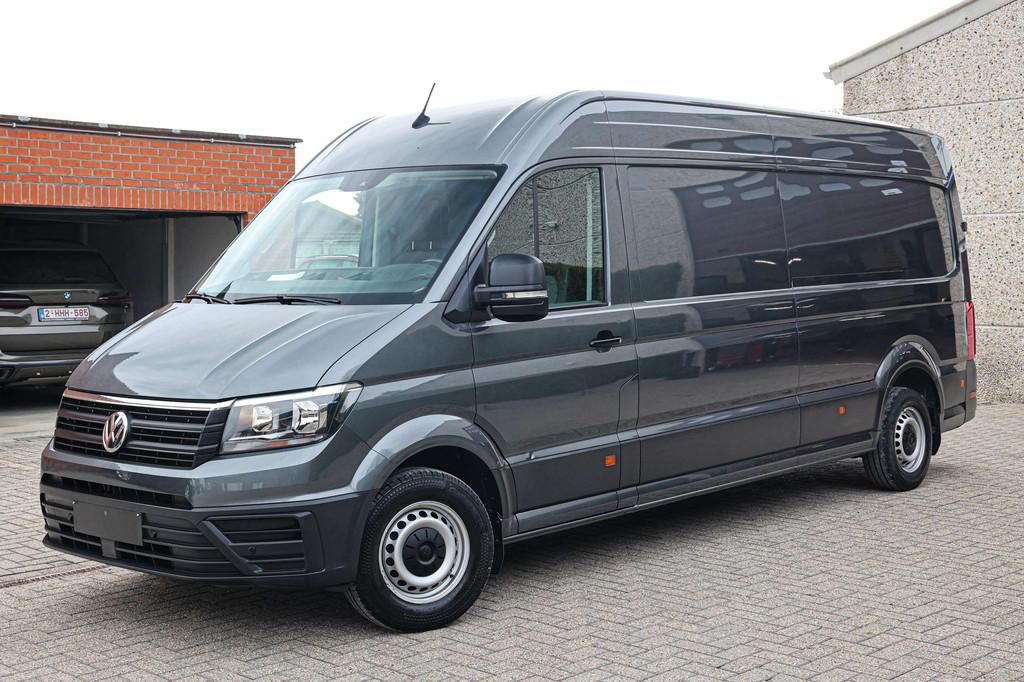 Volkswagen Crafter LENGTE-4*AUTOMAAT*177PK*3-ZITPL*LEDER*NAV, Gebruikt, 4 cilinders, Volkswagen, Leder