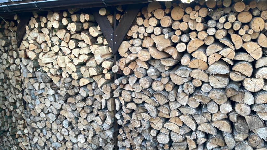 Wilgenhout droog of nat, op max 45cm gezaagd, 3 tot 6 m³, Ophalen, Overige houtsoorten, Blokken