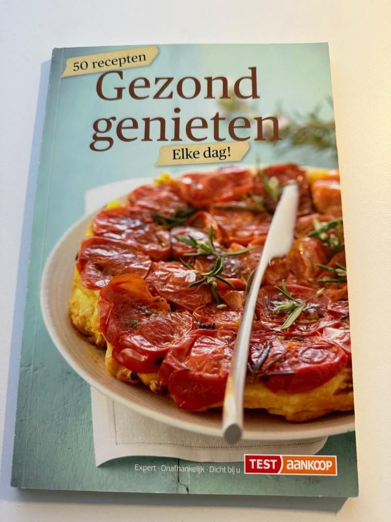 Gezond genieten 50 recepten, eenvoudig en heerlijk!, Livres, Livres de cuisine, Enlèvement ou Envoi, Comme neuf, Europe