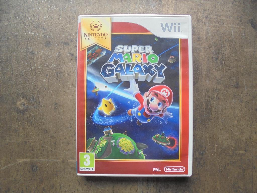 Super Mario Galaxy voor Wii (zie foto's), Avontuur en Actie, Gebruikt, 1 speler, Ophalen of Verzenden