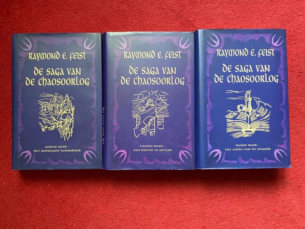 RAYMOND FEIST DE SAGA VAN DE CHAOSOORLOG IN GOEDE STAAT DE C, Boeken, Ophalen of Verzenden