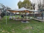 Stretchtent te huur 6,5m x 6,5m, Envoi, Comme neuf