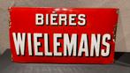 Wielemans en émail., Enlèvement ou Envoi, Comme neuf, Panneau publicitaire