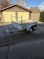 remorque à double essieu 260x130 en aluminium, Enlèvement, Utilisé