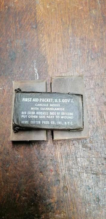 Pansement militaire US army Américain WW2 sulfanilamide, Collections, Objets militaires | Seconde Guerre mondiale, Autres, Envoi