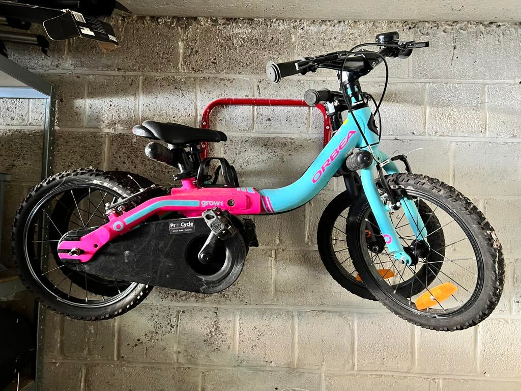 Vélo évolutif Orbea Grow1 rose/turquoise, Vélos & Vélomoteurs, Enlèvement, Comme neuf
