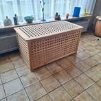 Houten grote opbergkist, Huis en Inrichting, Woonaccessoires | Kisten, Ophalen, 50 tot 75 cm, Teakhout, Minder dan 50 cm