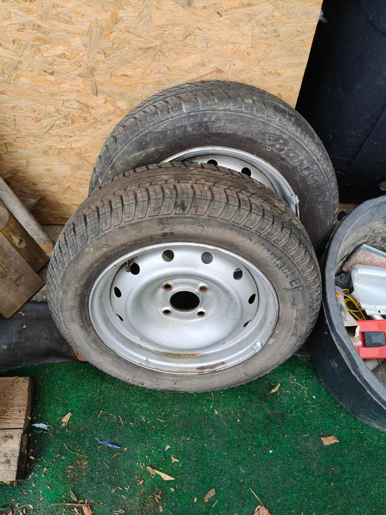 2 banden met velg, Ophalen