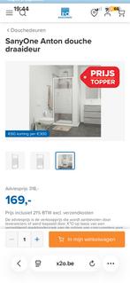 Glazen douche schuifdeur, Enlèvement ou Envoi, Comme neuf