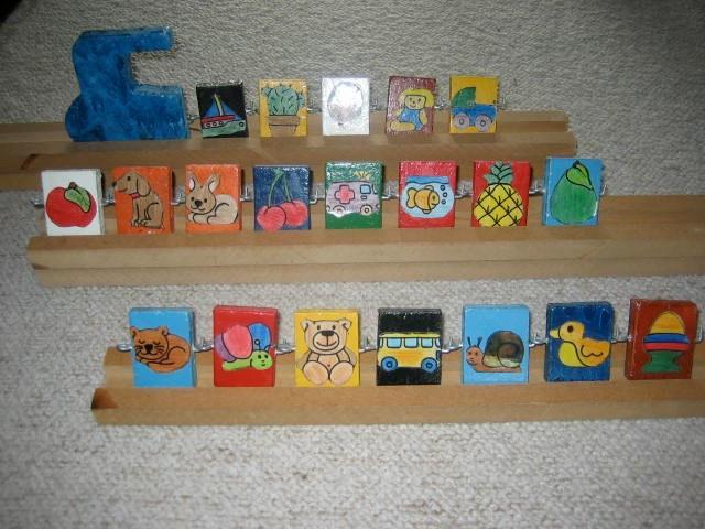 Houten treintje, Kinderen en Baby's, Speelgoed | Houten speelgoed, Gebruikt, Ophalen