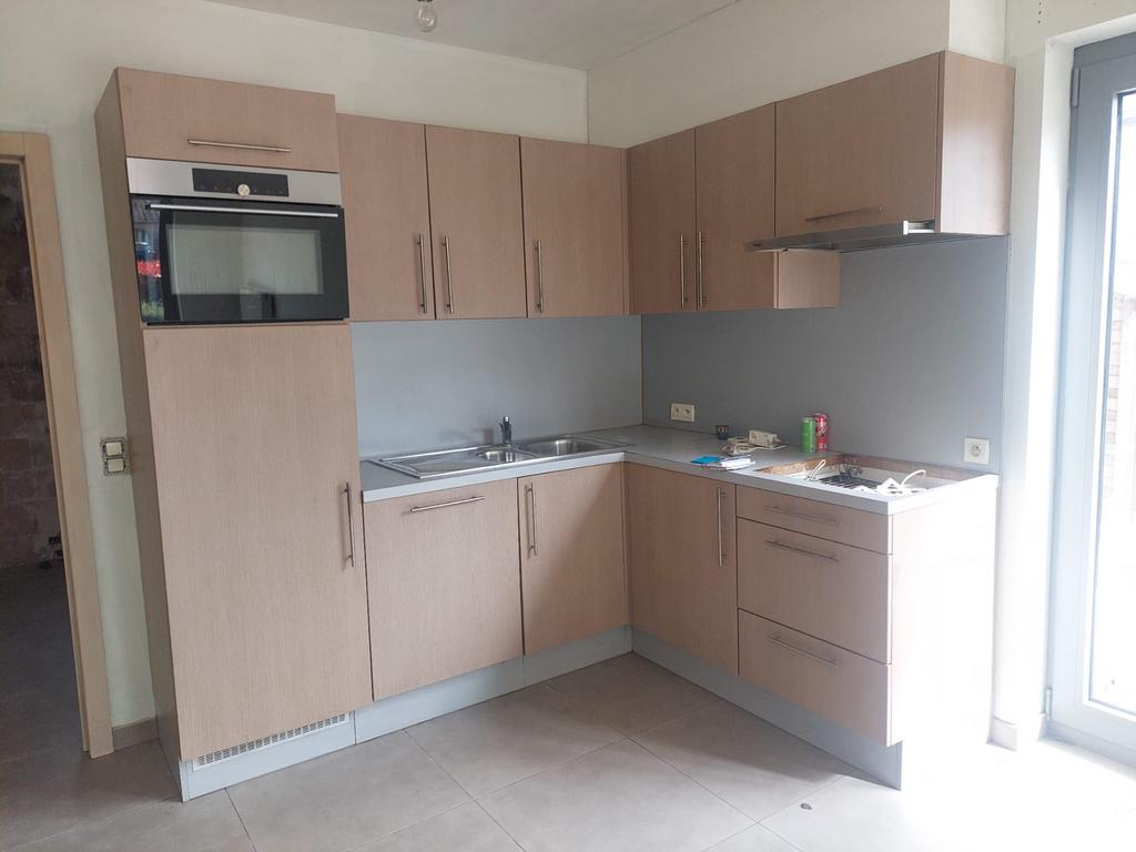 Keuken zelf af te breken, Enlèvement, Utilisé, Crème, Cuisine d'angle