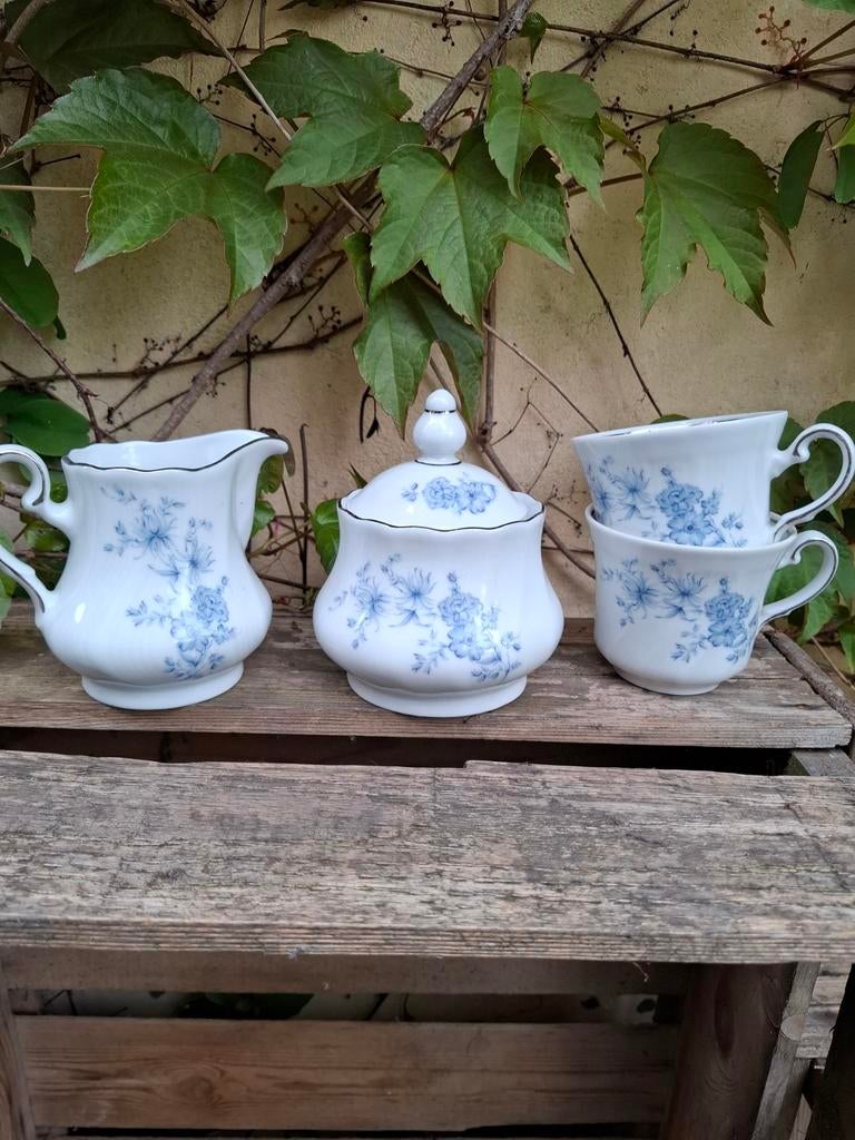 Melkkan, suikerpot en 2 kopjes - Winterling, Ophalen