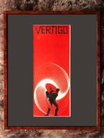 Affiche de film encadrée Hitchcock Vertigo 1958, Enlèvement ou Envoi, Rectangulaire vertical, Avec cadre, Comme neuf
