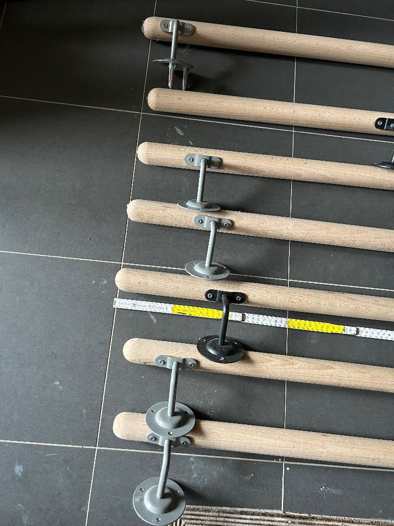 Barres murales en bois très bon état, Enlèvement, Utilisé, Beige, Bois