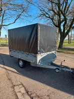 Aanhangwagen Plateau met huif 750kg, Ophalen of Verzenden, Gebruikt