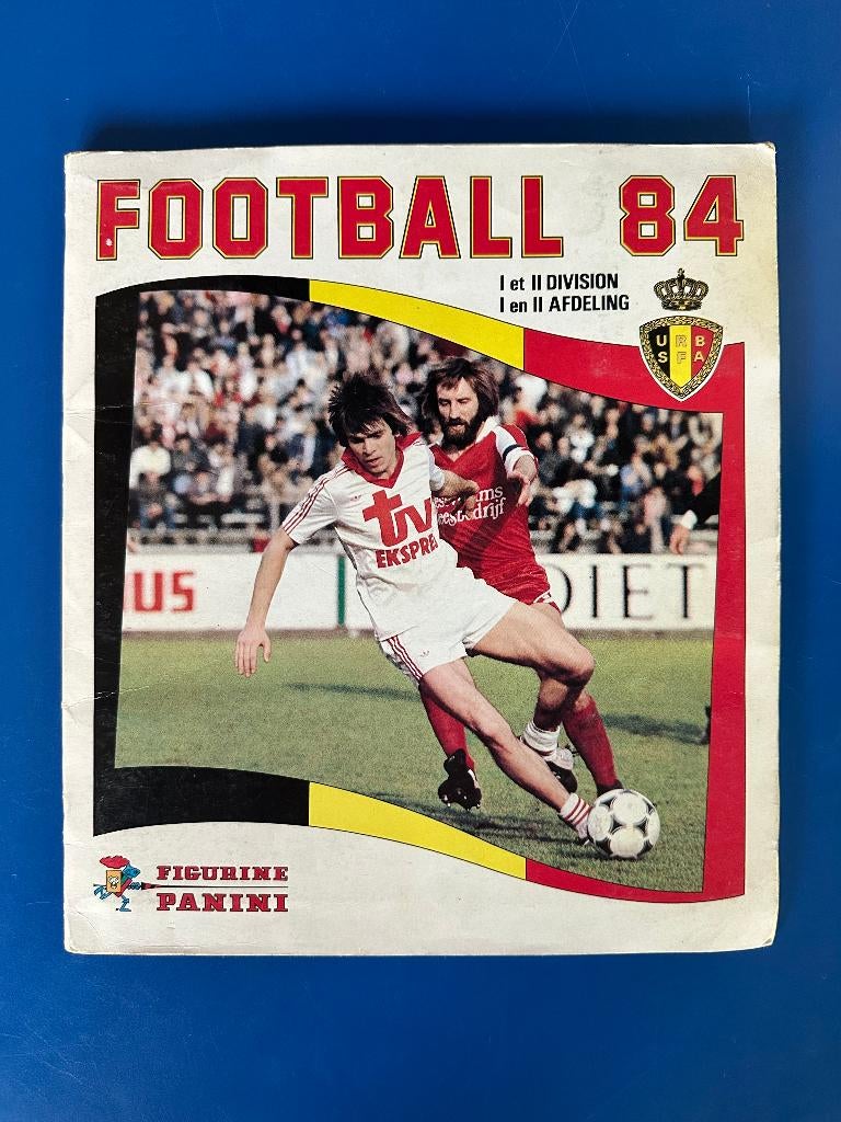 Panini 1984 Belgique – album complet – vintage, Envoi, Utilisé, Plusieurs autocollants