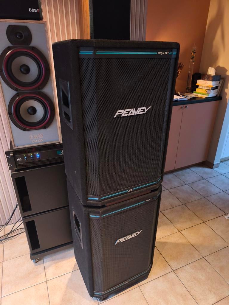 2 palans Heat Peavey 5ST. 3 voies - 15 pouces, Enlèvement ou Envoi, Comme neuf