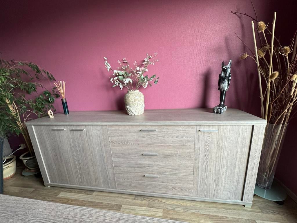 Meubles en chêne gris, Maison & Meubles, Enlèvement, Comme neuf