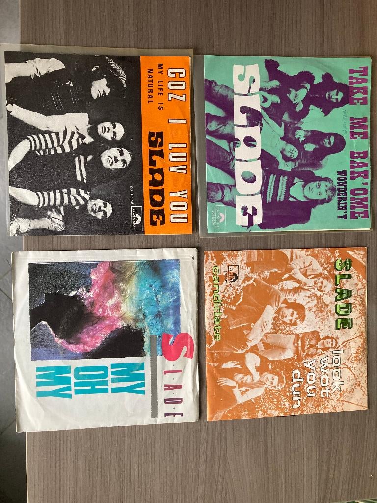 Singles Slade, Gebruikt, 7 inch, Single, Ophalen of Verzenden