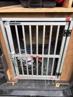 honden bench deuren HUNDOS in aluminiu + buispaneel, Dieren en Toebehoren, Ophalen, Zo goed als nieuw