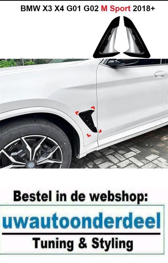Zijscherm Canard Trim Spoiler Vent Glans Zwart M Look! Voor, Autos : Divers, Tuning & Styling, Envoi