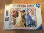 Ravensburger puzzel Disney Cinderella XXL 100 st, Kinderen en Baby's, Ophalen of Verzenden, Zo goed als nieuw, 6 jaar of ouder