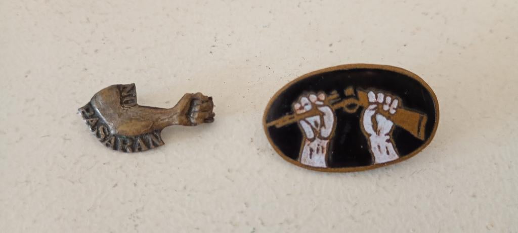 2 insignes résistance Holland Nederland, Collections, Objets militaires | Seconde Guerre mondiale, Autres, Enlèvement ou Envoi