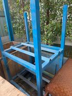 stalen rek voor 2 vaten, Ophalen