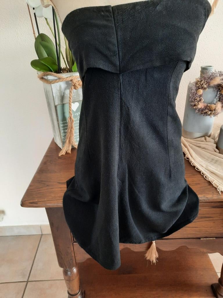 Zwart kleedje maat XS, Ophalen, Zwart, Zo goed als nieuw, Maat 34 (XS) of kleiner