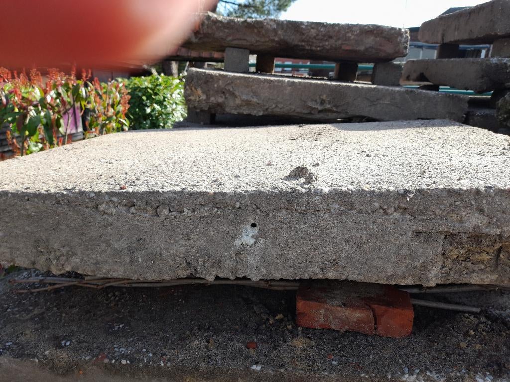 betonen platen, Ophalen, Gebruikt