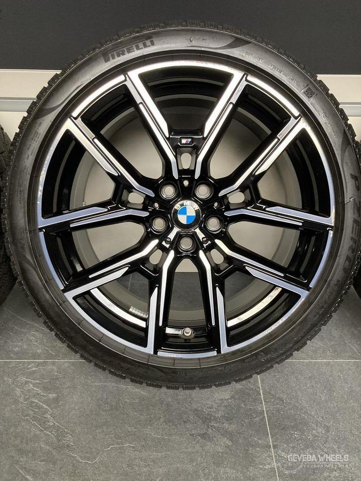 19” originele BMW I4 G26 velgen + winterbanden 859M 5x112, Auto-onderdelen, Banden en Velgen, Banden en Velgen, Winterbanden, 19 inch