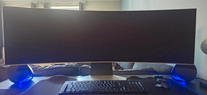 Samsung 49" OLED - Odyssey OLED G9 S49DG954SU, Informatique & Logiciels, Moniteurs, Comme neuf, DisplayPort, Gaming, Enlèvement