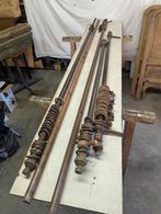 Tringles à rideaux anneaux supports en bois, Enlèvement