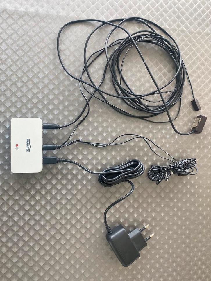 Marmitek IR verlenger – bedien toestellen uit het zicht, Audio, Tv en Foto, Audiokabels en Televisiekabels, Zo goed als nieuw