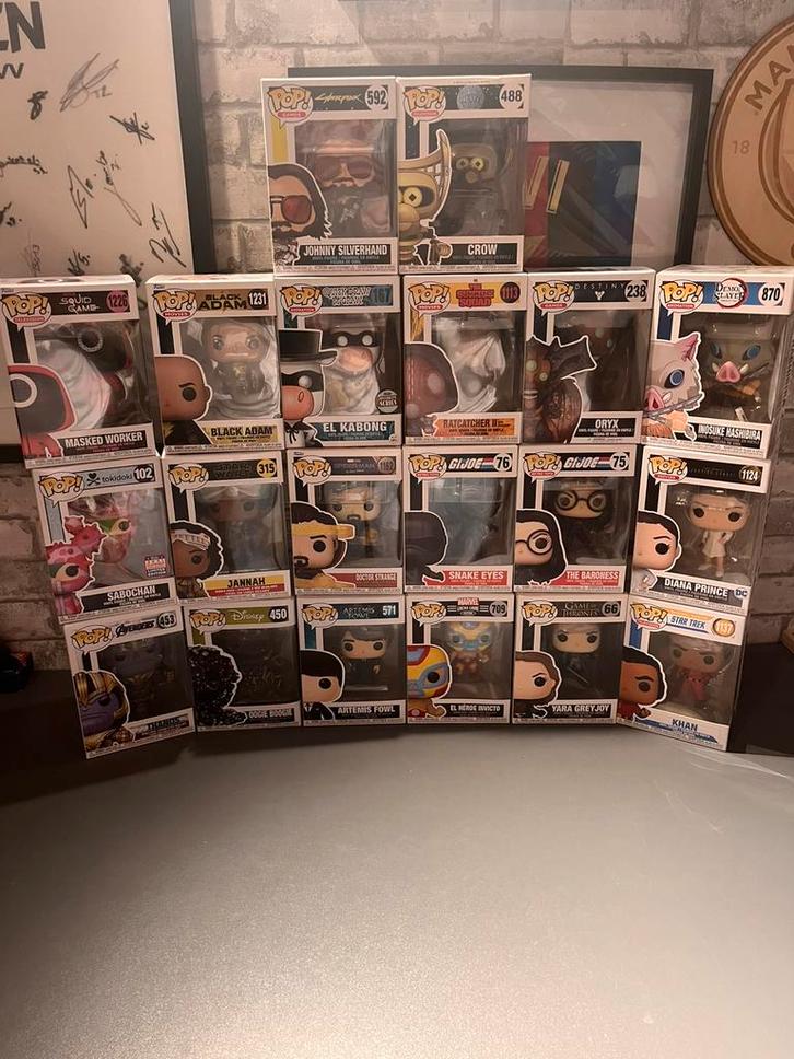 Funko pop’s te koop, Verzamelen, Beelden en Beeldjes, Nieuw, Ophalen