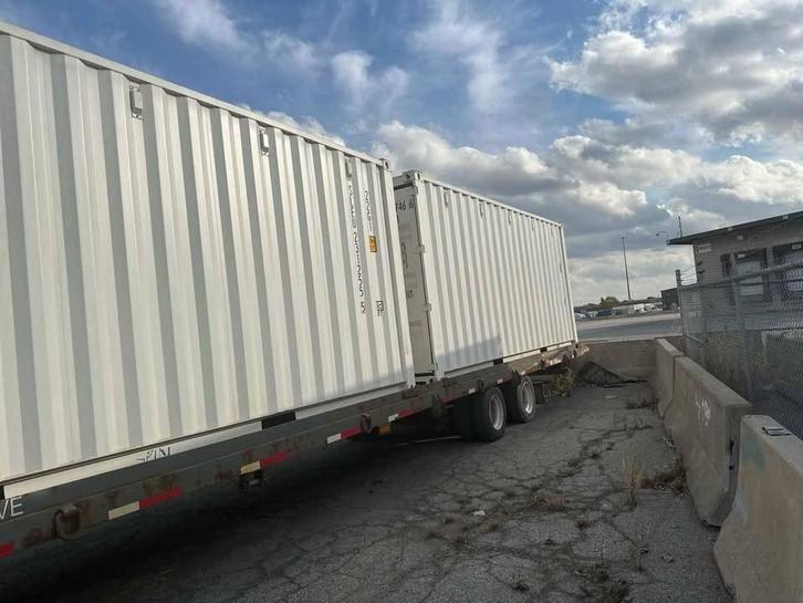 Nieuwe en gebruikte zeecontainers, Doe-het-zelf en Bouw, Bouwketen en Schaftketen, Zo goed als nieuw, Ophalen of Verzenden