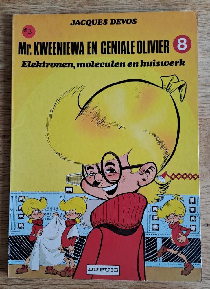 8-Mr.Kweeniewa en Geniale Olivier-Elektronen, moleculen en.., Boeken, Stripverhalen, Gelezen, Eén stripboek, Ophalen of Verzenden