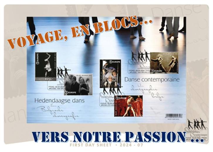 NIEUWE STEMPELBLOKKEN - BELGIË - EUROPA, Postzegels en Munten, Postzegels | Europa | België, Postfris, Frankeerzegel, Overig, Met stempel